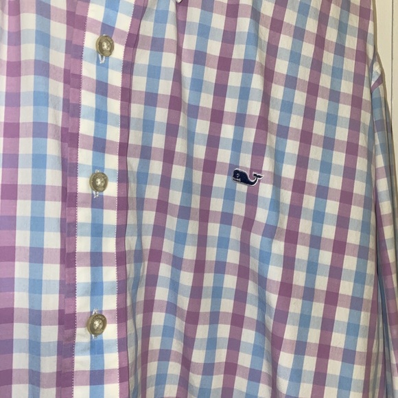 Vineyard Vines Gingham ‘Whale Shirt’ - Picture 2 of 5